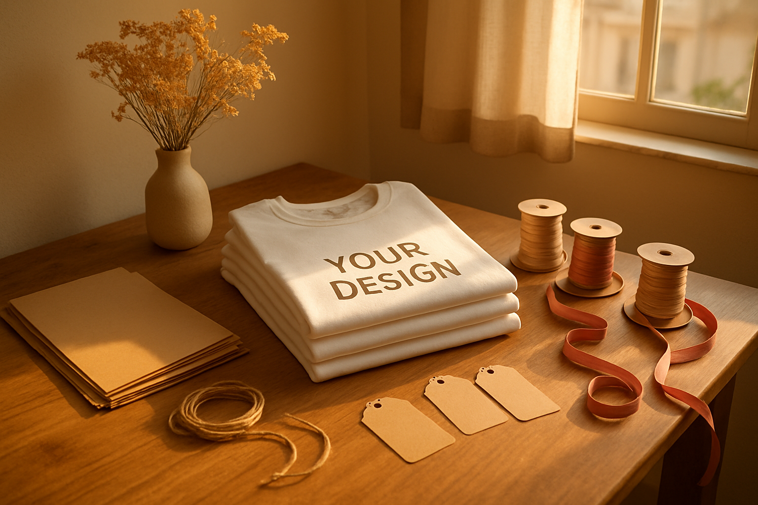 Khay's craft studio workspace